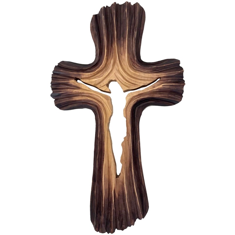 Grande croix en bois
