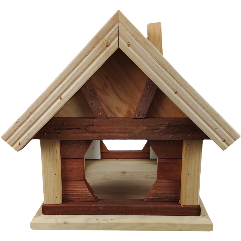 Mangeoire à oiseaux en bois