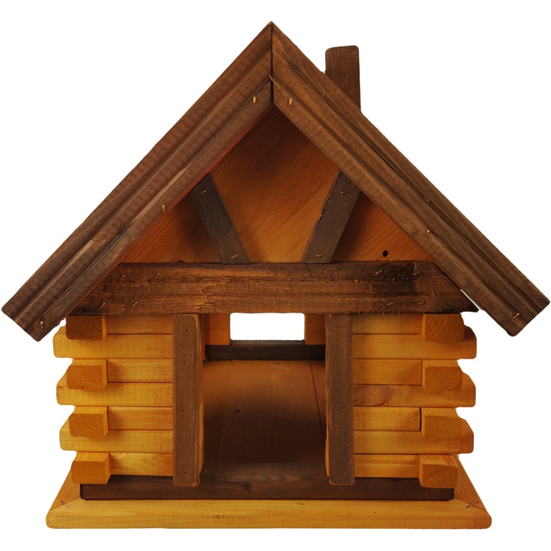 Mangeoire à oiseaux en bois