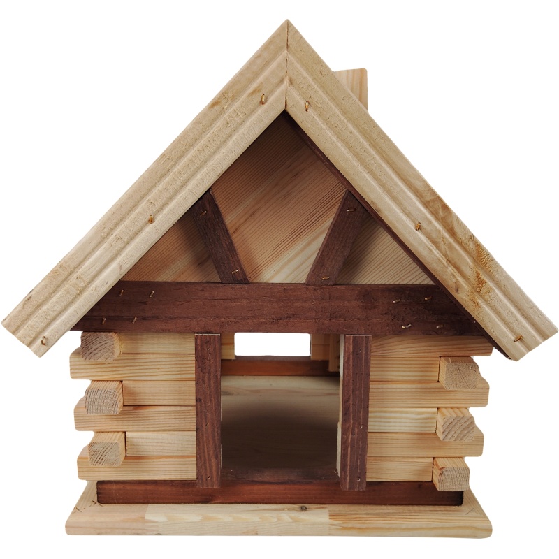 Mangeoire à oiseaux en bois