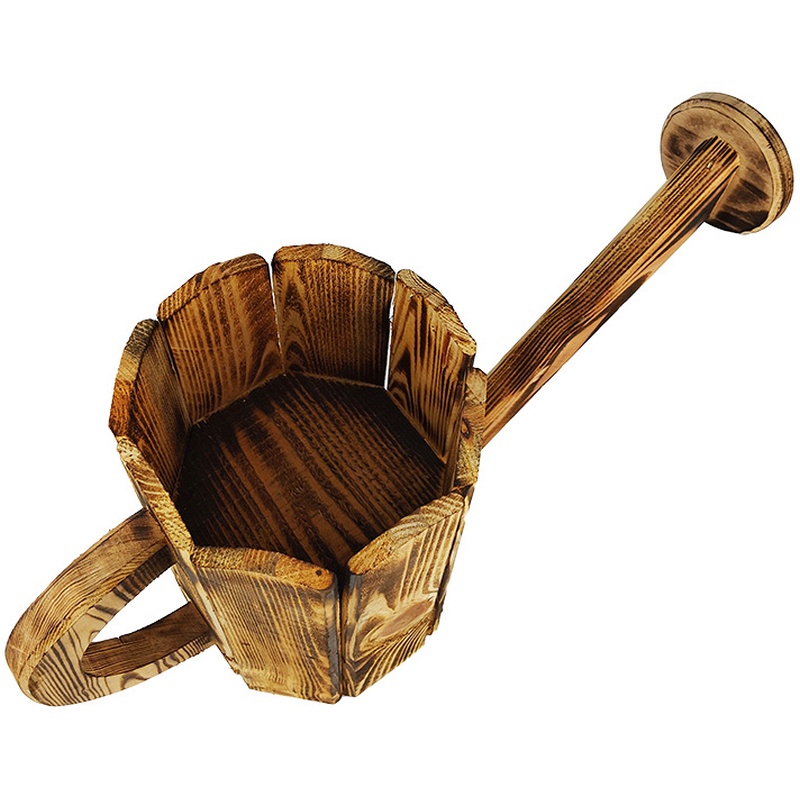 Pot de fleurs en bois Arrosoir 30 cm