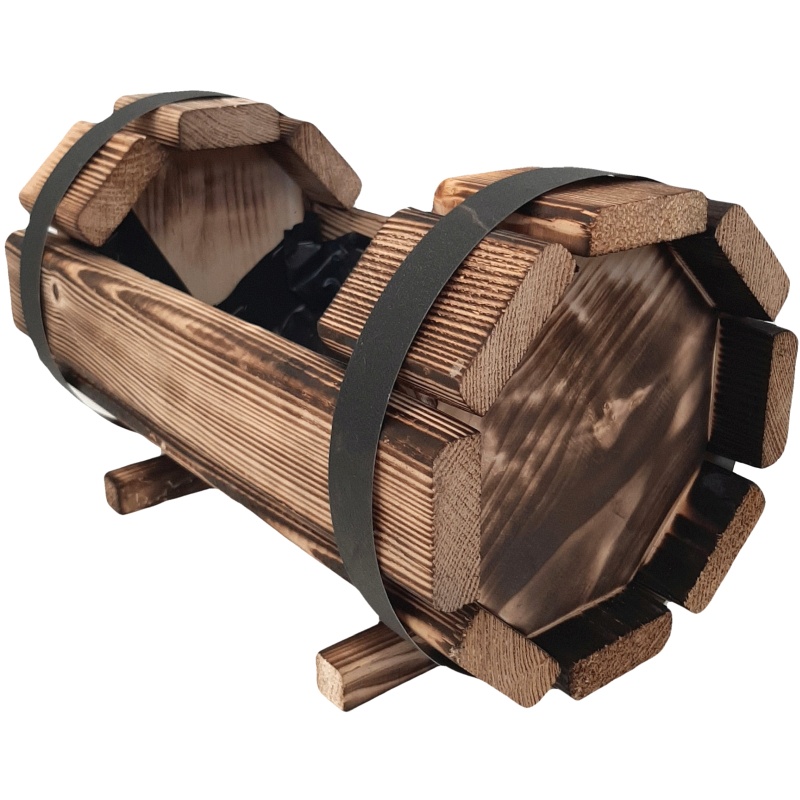 Pot de fleurs en bois 45 x 24 x 26 cm