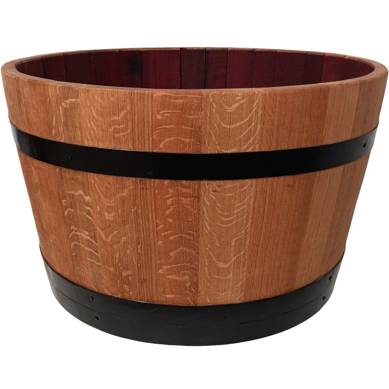 Pot de fleurs en bois de chêne