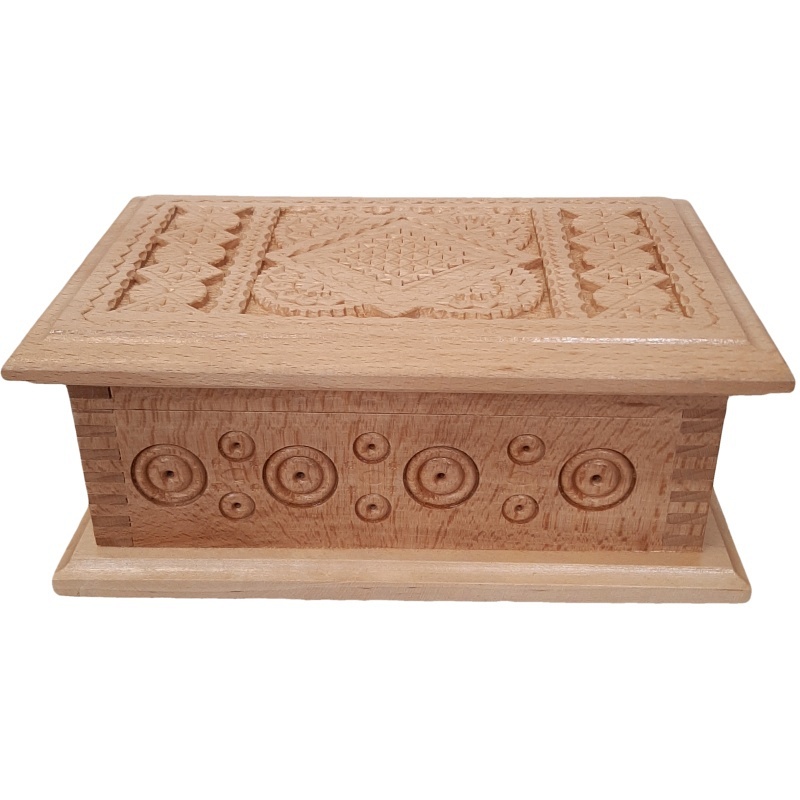 Coffret à bijoux en bois, plus grand