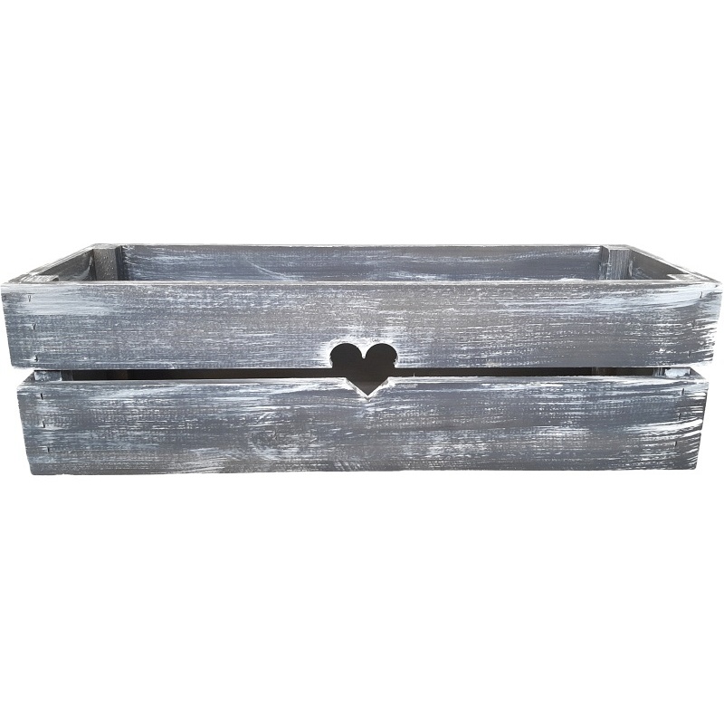 Pot de fleurs en bois 50 cm