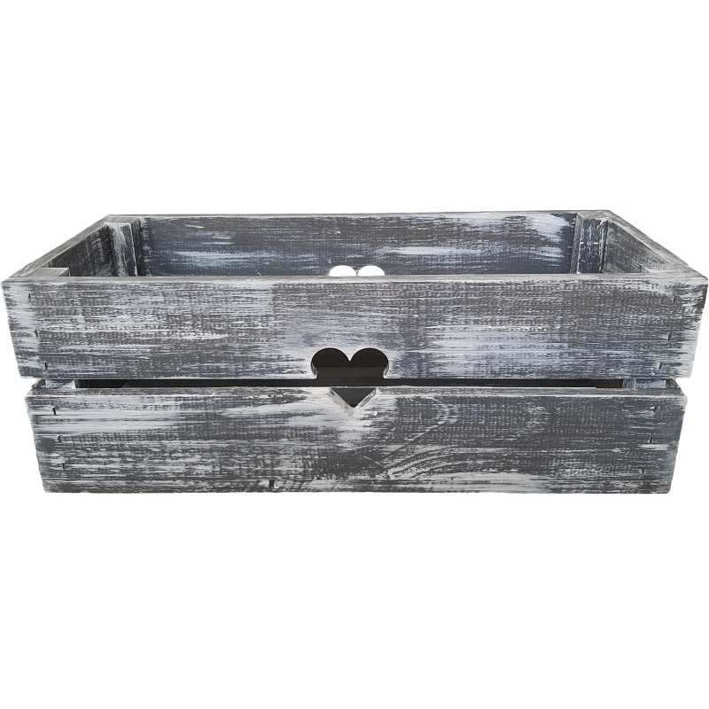 Pot de fleurs en bois 40 cm