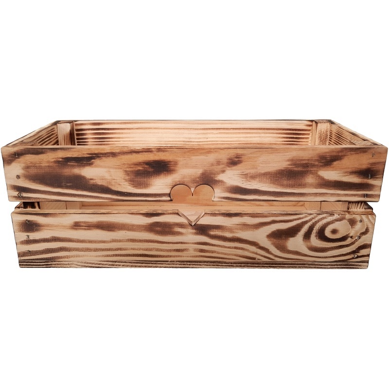 Pot de fleurs en bois 40 cm