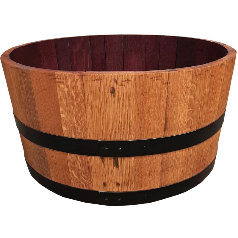 Pot de fleurs en bois de chêne