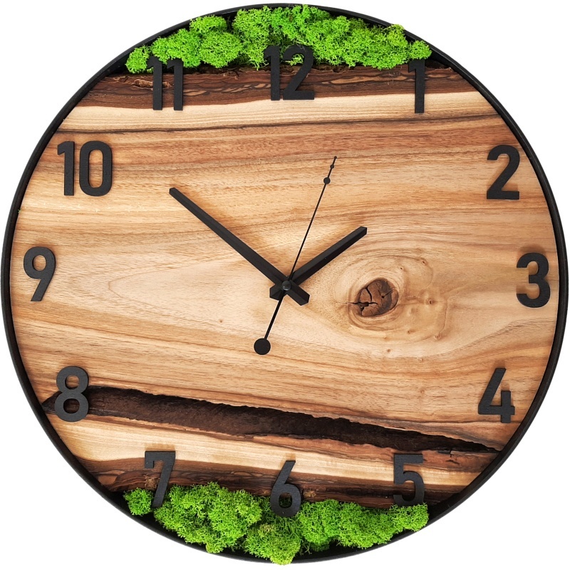 Horloge en bois 40 cm