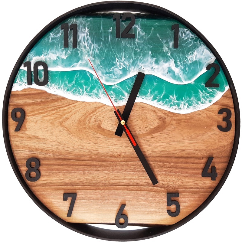 Horloge en bois 30 cm