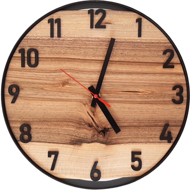 Horloge en bois 30 cm