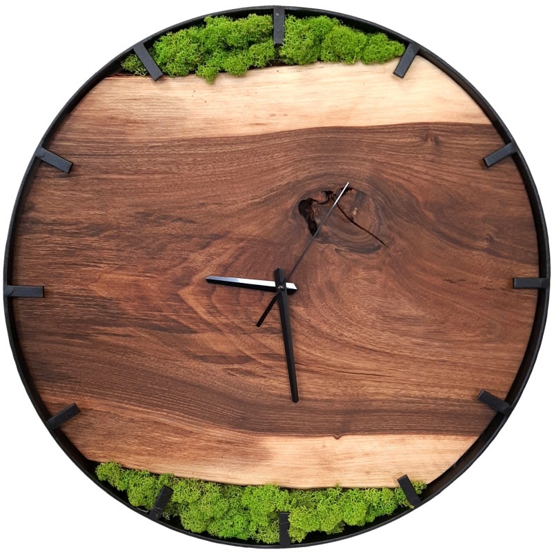 Horloge en mousse, cercle 45 cm