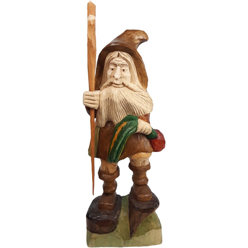 Statue en bois de Boris l'elfe