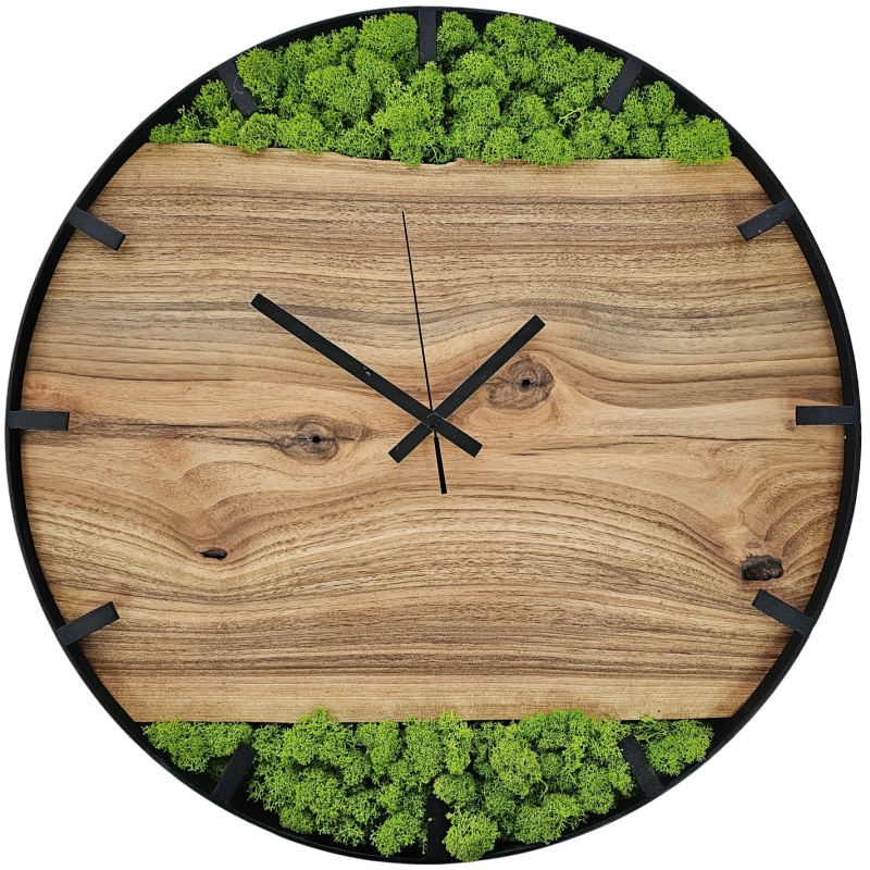 Horloge en mousse, cercle 40 cm