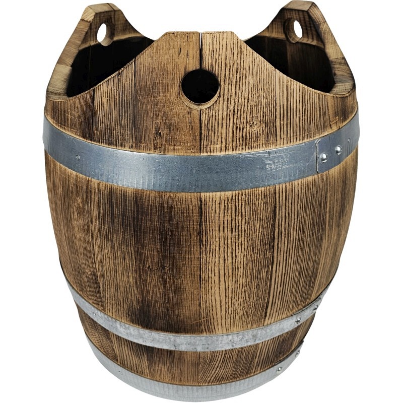 Pot de fleurs en fût de chêne (50L)