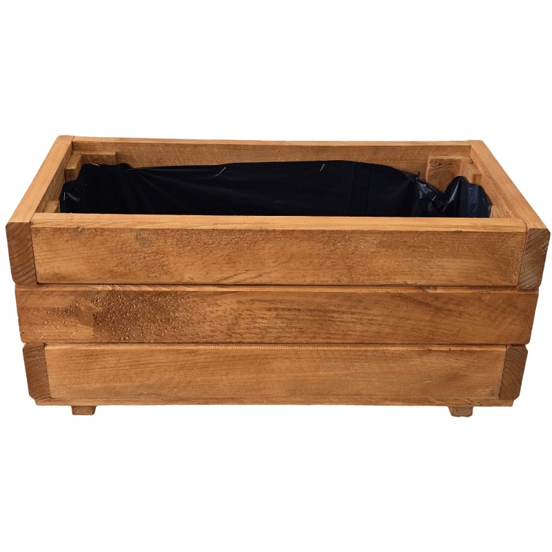 Pot de fleurs en bois 55 cm