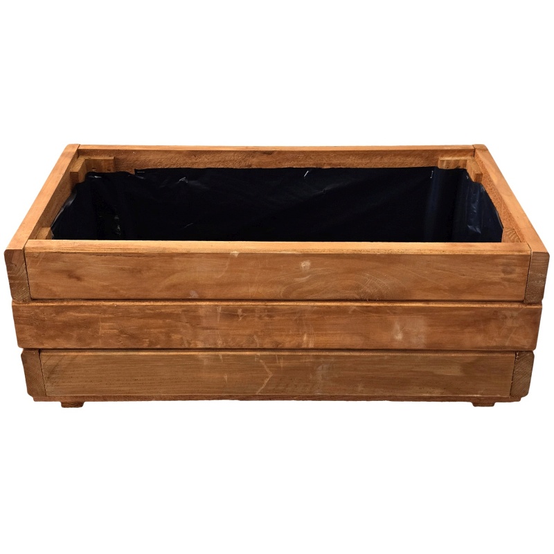 Pot de fleurs en bois 65 cm