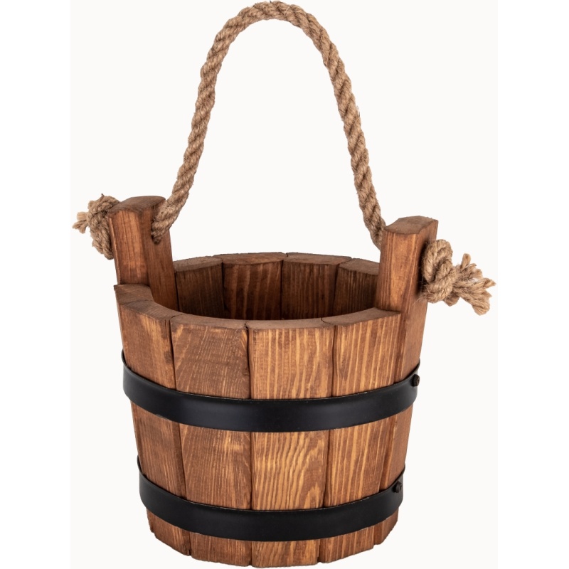 Seau en bois Chêne 2L