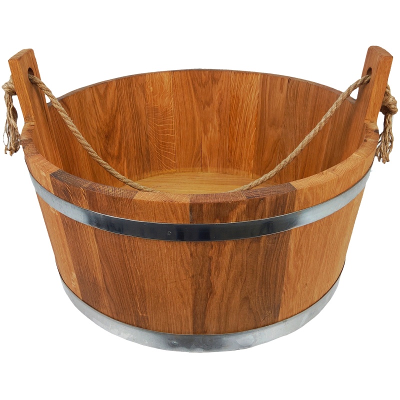 Bac en bois 30L avec corde