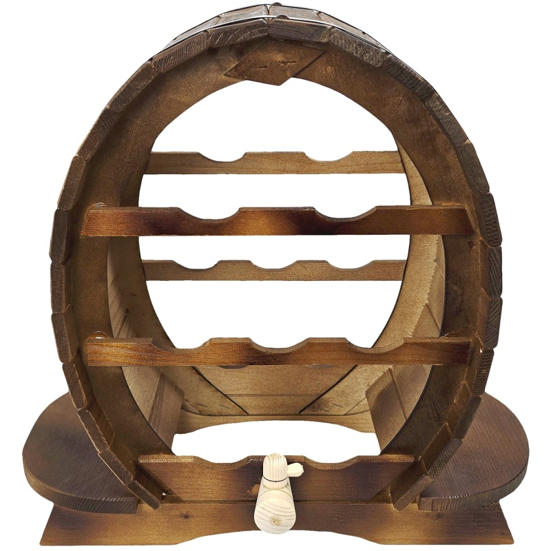 Cave à vin en bois pour 7 bouteilles