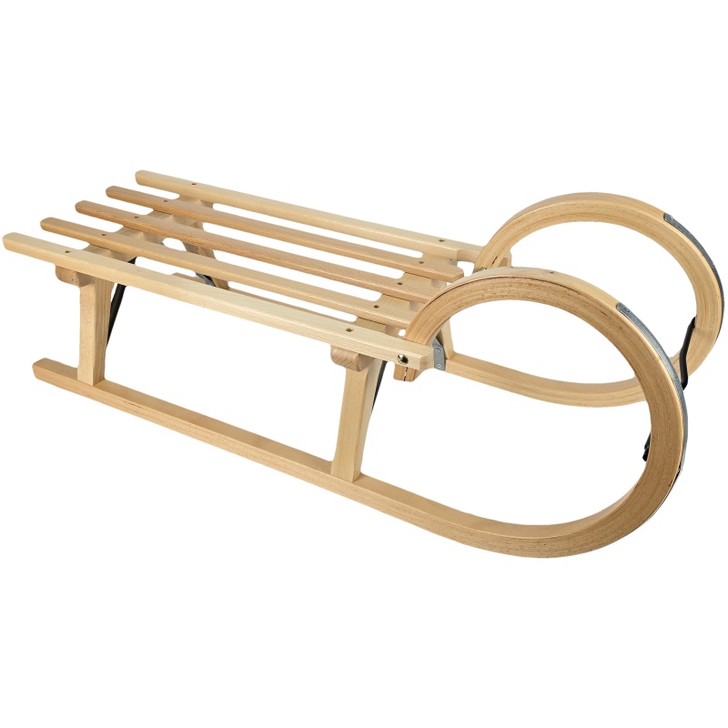 Luge en bois sans dossier 34 x 36 x 95 cm