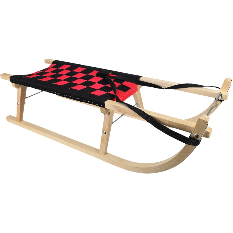 Luge en bois sans dossier 37 x 29 x 100 cm