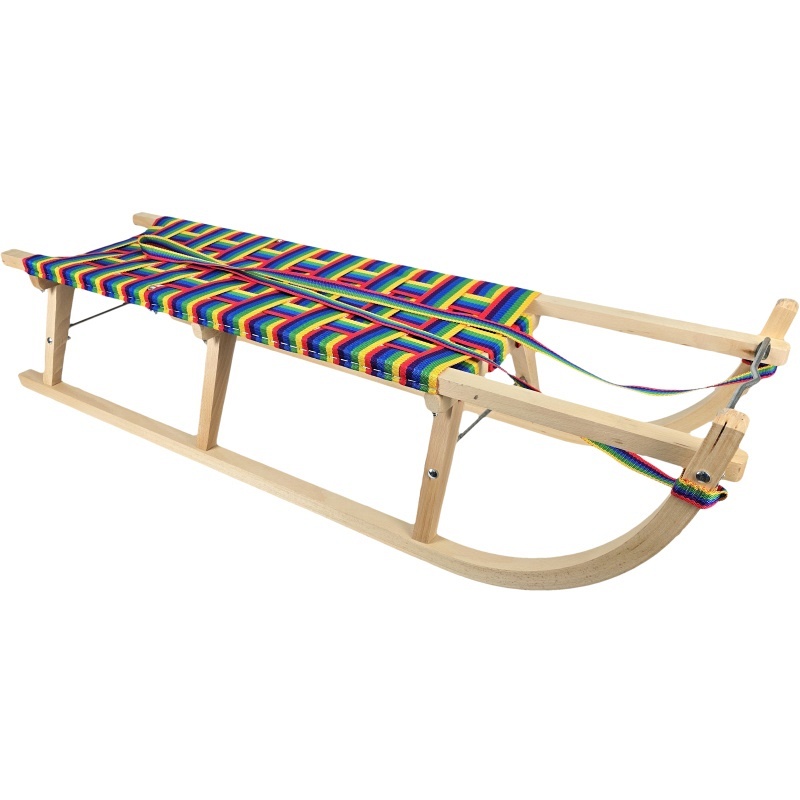 Luge en bois sans dossier 38 x 30 x 120 cm