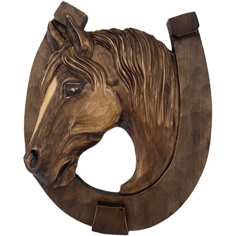 Tête de cheval - fer à cheval (moyen)
