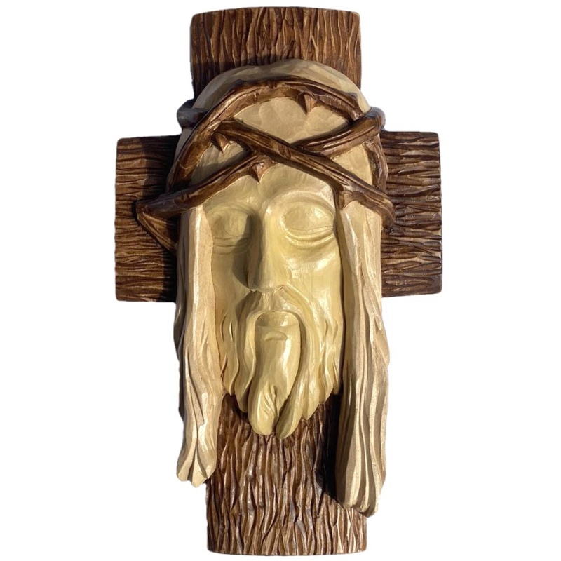 Croix avec le visage du Seigneur Jésus