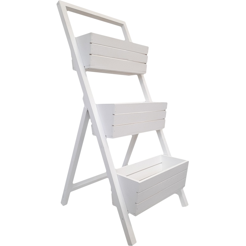 Pot de fleurs à 3 niveaux 46x5x116 cm