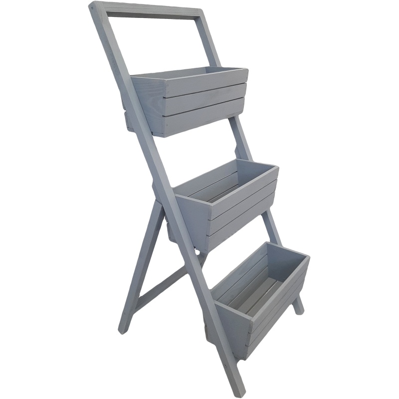 Pot de fleurs à 3 niveaux 46x5x116 cm