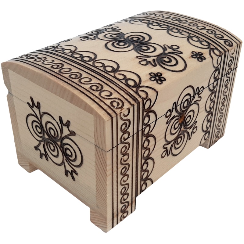 Petite boîte à bijoux en bois