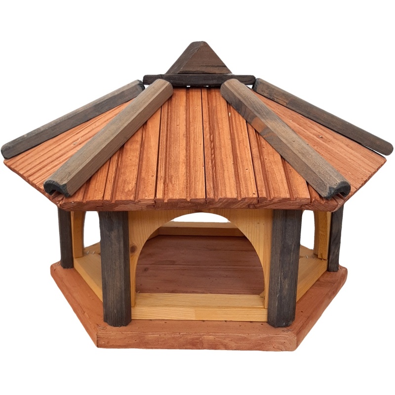 Mangeoire à oiseaux en bois, 55 cm x 46 cm