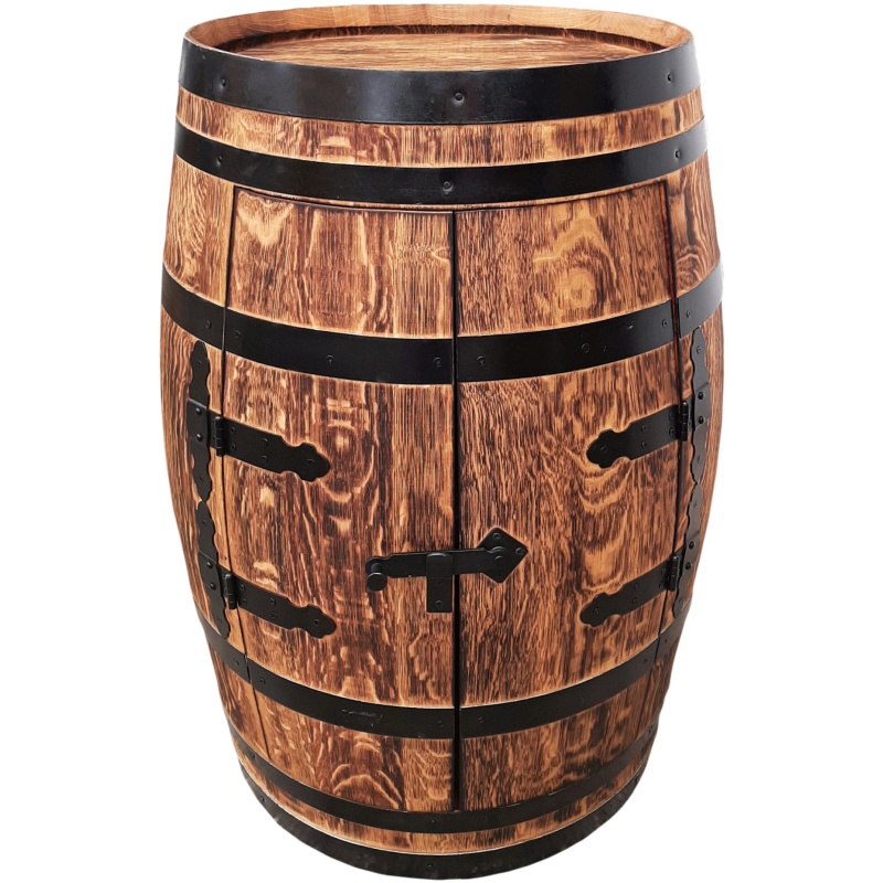 Tonneau - Barik à deux portes, avec étagère