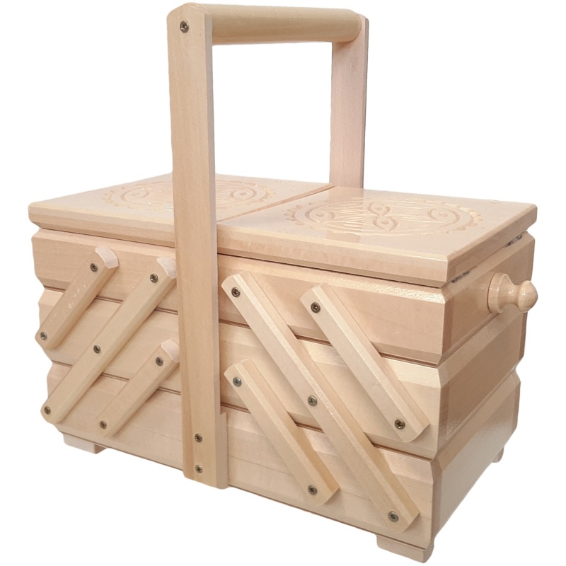 Boîte à bijoux pliante en bois